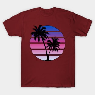 Synthwave style sunset T-Shirt